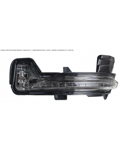Right LED Rearview Light for Renault Kangoo 2021- for Nissan Townstar 2021-