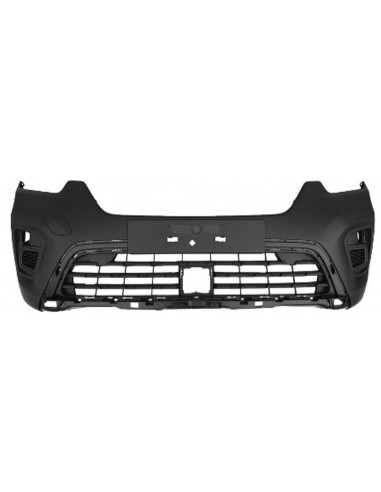 Black Front Bumper With Grille for Renault Kangoo 2021 onwards