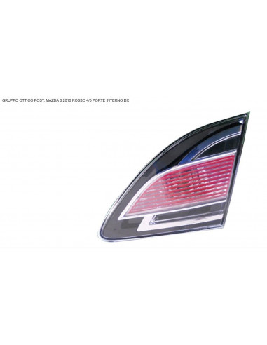 Red Internal Right Rear Light for Mazda 6 2010 Onwards 4/5 Doors