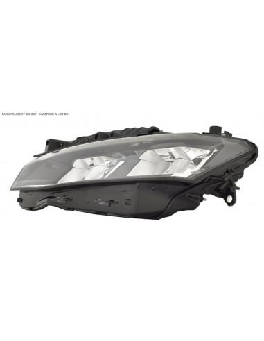 Right Headlight with LED Electric Engine for peugeot 308 2021 onwards