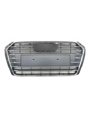 Front grille with chrome frame for Aud A4 2011 onwards