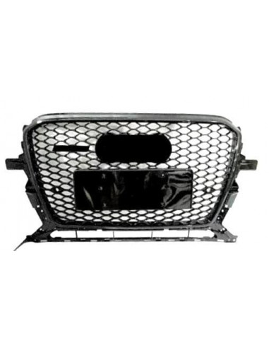 Máscara de rejilla delantera de panal negra para Audi con PDC Q5 Rsq5 2012-