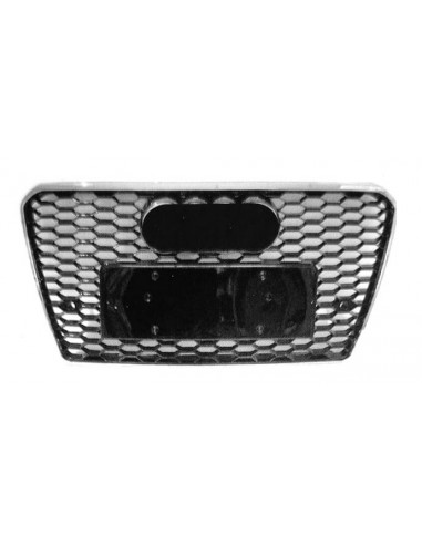 PDC Chrome-Black Honeycomb Front Grille For Audi A7 Rs7 2010-