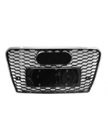 PDC Chrom-Schwarzer Waben-Frontgrill für Audi A7 Rs7 2010-