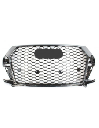 Gray Honeycomb Front Grille Mask for Audi Q3 Sq3 2014 Onwards
