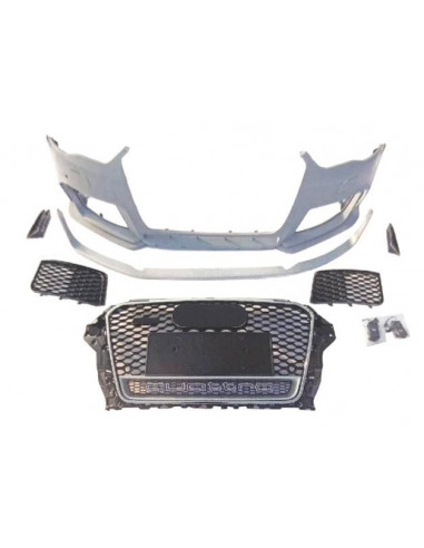 Front Bumper Modification Kit For Audi A3 2012 Onwards Molding Rs3 S3