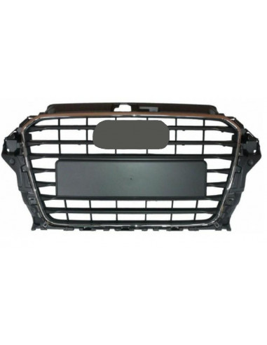 Chrome Front Grille - Vern Gray For Audi A3 2012 Onwards