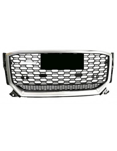 Rejilla Panal PDC Cromada-Negra Para Audi Q2 Rsq2 2016-