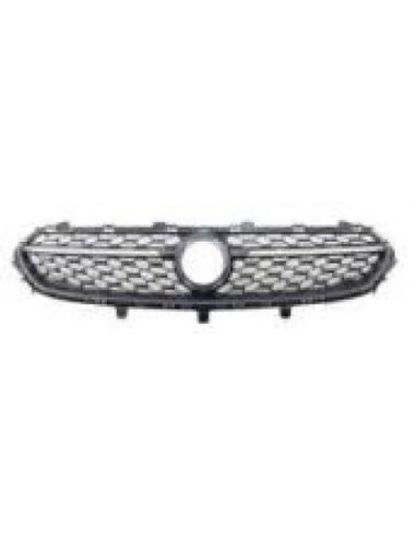 Black Bumper Grille With Chrome Molding For Opel Corsa F 2020 Onwards