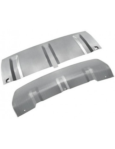 Silver Front Bumper Spoiler for Discovery Sport 2015 Onwards