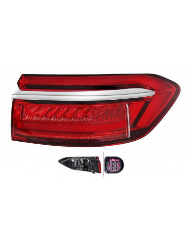 Linkes LED-Rücklicht mit klarem Band für Audi A8 ab 2017, 4-polig