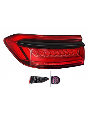 Left LED Rear Light With Dark Band For Audi A8 2017 Onwards 4Pin