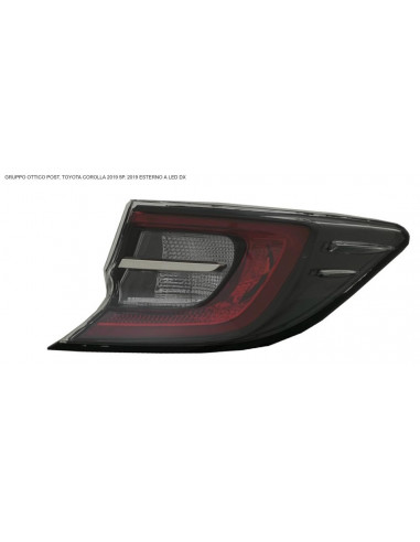 Right External LED Rear Light For Toyota Corolla 2019 Onwards 5P