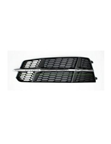 Left Front Grille With Chrome Molding For Audi A6 2016 Onwards