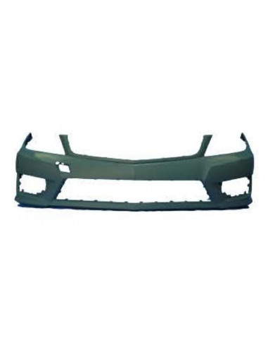 Front Bumper Primer With DRL For Mercedes C Class W204 2011 Onwards Amg