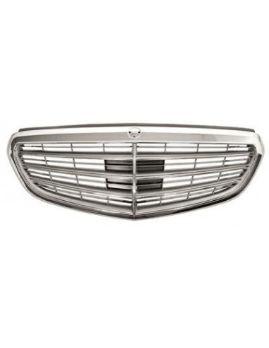 Silver Grille with Chrome Molding for E-Class W212 2013- Exclusive