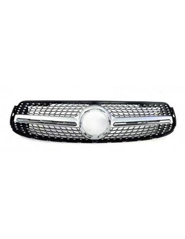 Grille Mask With Silver Molding For Mercedes Glc X253 2019 Onwards