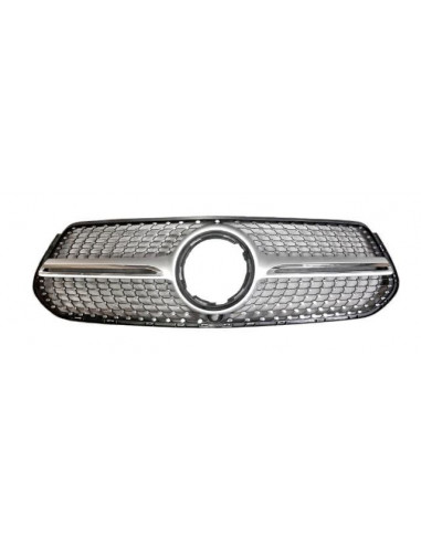 Grille Mask With Gray Molding For Mercedes Gle V167 2019 Onwards Amg