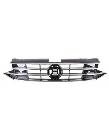 Grille Mask With Chrome Molding For Vw Tiguan Allspace 2021 Onwards