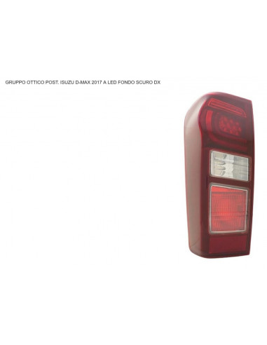 Luz LED trasera derecha para Isuzu D-Max 2012- y 2016- Fondo oscuro