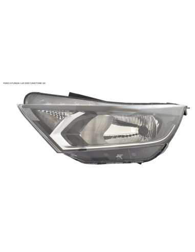 Left Projector Headlight with Electric Motor for Hyundai I20 2020 Onwards