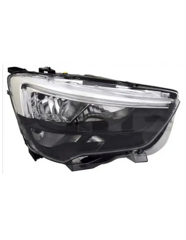 Phare droit H1-H7 avec Drl Led pour opel Combo à partir de 2018