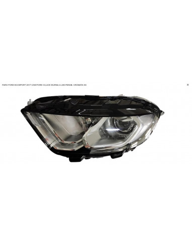 Left Front Projector Headlight DRL LED For Ford Ecosport 2017 Onwards Chrome
