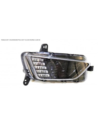 DRL Front Right Led Daytime Running Light For Vw Polo 2018 Onwards