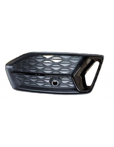 Left Front Grille Sensor Holes Gloss Black Molding for A6 2018-Sport