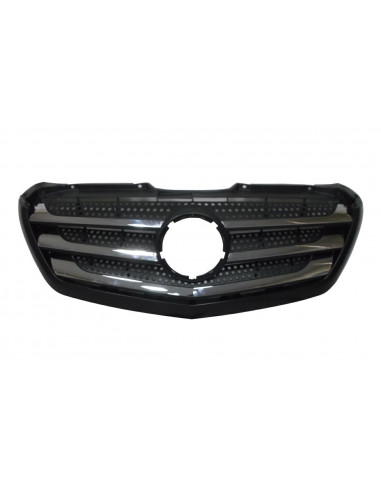 Grille with frame and chrome molding for Mercedes Sprinter 2013-