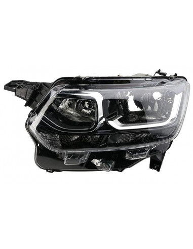 Faro delantero izquierdo h7 h1 superior con drl para citroen berlingo 2018 en adelante