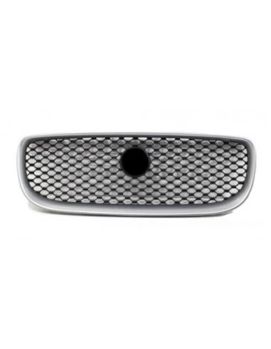 Black grille with silver frame for jaguar Xe 2015 onwards