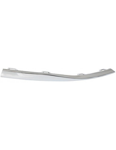 Chrome front right bumper grille molding for vw golf 8 2020 onwards