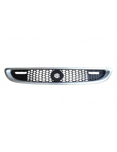 Máscara de rejilla con marco gris para Smart Fortwo 2012 en adelante
