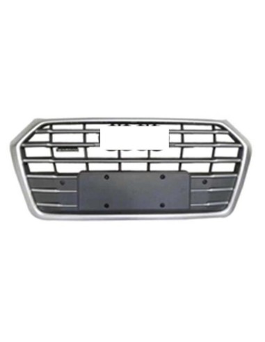 Schwarzer Chrom-Kühlergrill mit PDC für Audi Q5 ab 2016