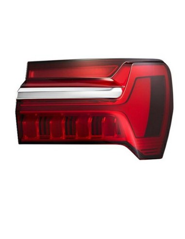 Fanale Posteriore Destro Esterno Led Dinamico Wellcome Goodbye per A6 2018- BnSw