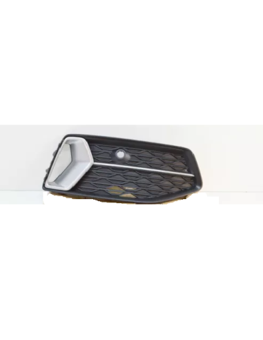 Front Grille Right Sensor Holes And Molding Silver For A6 2018- Sport