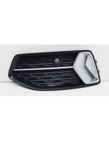 Front Grille Left Sensor Holes And Molding Silver For A6 2018- Sport