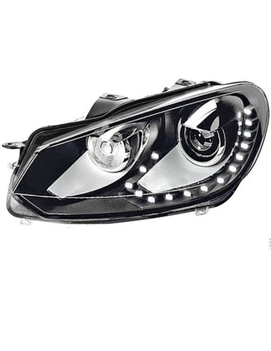 Faro anteriore destro per vw golf 6 2008 al 2012 golf 6 gti gtd bixenon afs led hella Illuminazione