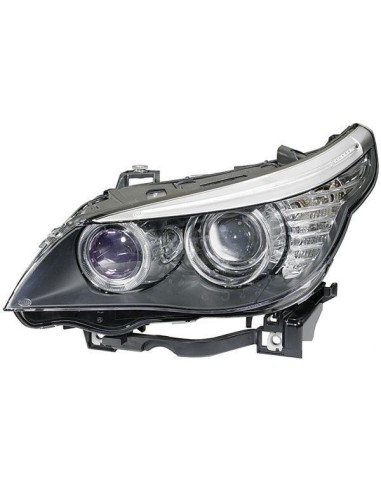 Faro anteriore destro per bmw serie 5 e60 e61 2007 in poi bixenon dinamico hella Illuminazione