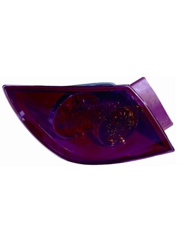 Fanale faro posteriore destro per mazda 3 2003 al 2008 esterno rosso Aftermarket Illuminazione