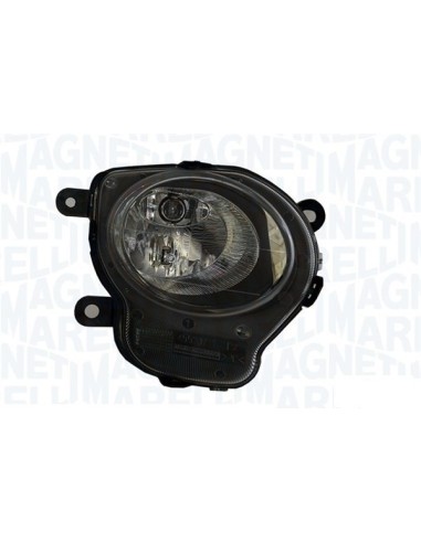 Headlight right front fiat 500 2007 onwards lower black marelli Lighting