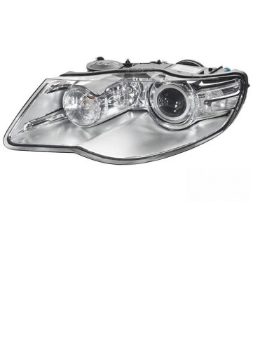 Headlight right front headlight for Volkswagen Touareg 2007 to 2010 dynamic Xenon hella Lighting