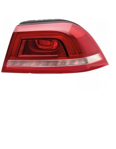 Tail light rear right vw eos 2010 onwards led outside clear hella Lighting