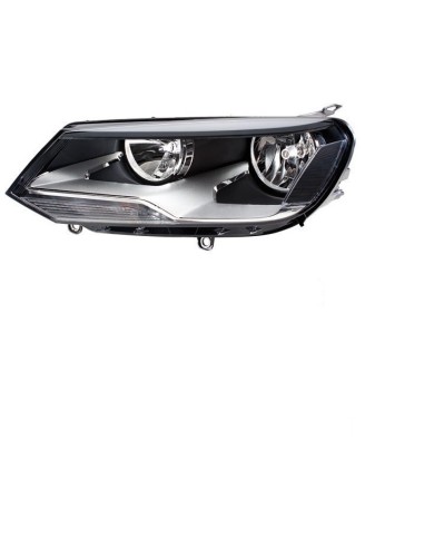 Headlight right front headlight for Volkswagen Touareg 2010 to 2014 hella Lighting