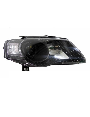 Headlight right front headlight for VW Passat 2005 to 2010 black hella plant Aftermarket Lighting
