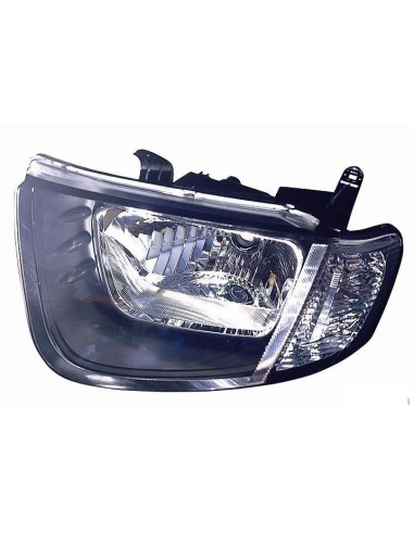 Right headlight l200 2005 to 2010 Single cabin clear arrow Aftermarket Lighting